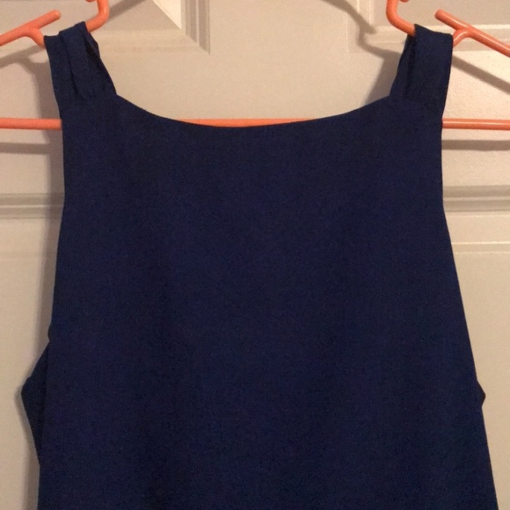 Royal Blue Ruffle-Top Tank - Picture 6 of 6